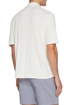 Back View - Click To Enlarge - RAG & BONE - Avery Zuma Knitted Pointelle Shirt
