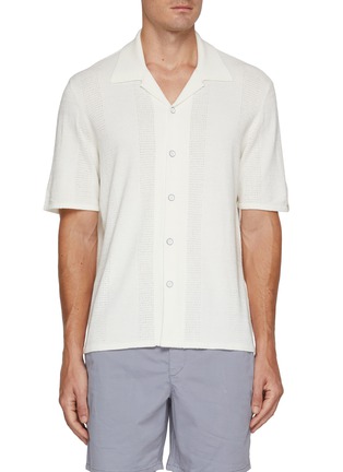 Main View - Click To Enlarge - RAG & BONE - Avery Zuma Knitted Pointelle Shirt