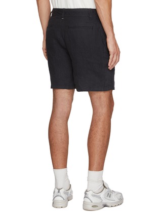 Back View - Click To Enlarge - RAG & BONE - Haydon Linen Shorts