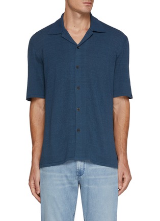 Main View - Click To Enlarge - RAG & BONE - Avery Zuma Knitted Pointelle Shirt