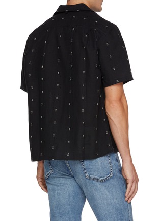 Back View - Click To Enlarge - RAG & BONE - Avery Embroidered Cotton Linen Shirt