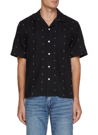 Main View - Click To Enlarge - RAG & BONE - Avery Embroidered Cotton Linen Shirt