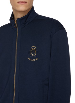  - PAUL & SHARK - Heraldic Embroidery Supima Fleece Jacket
