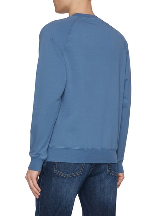 Back View - Click To Enlarge - PAUL & SHARK - Garment Dyed Fleece Sweatshirt