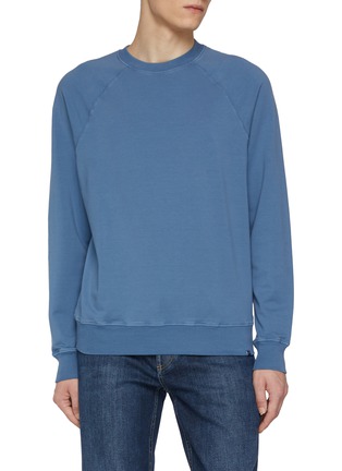 Main View - Click To Enlarge - PAUL & SHARK - Garment Dyed Fleece Sweatshirt