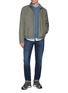 Figure View - Click To Enlarge - PAUL & SHARK - Garment Dyed Fleece Sweatshirt