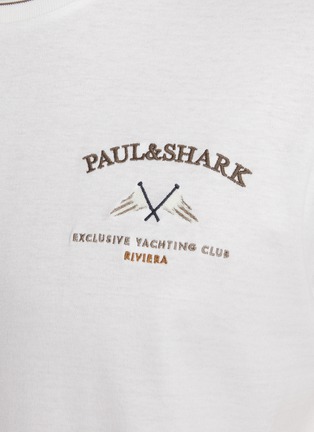  - PAUL & SHARK - Riviera X-Soft Logo Embroidered Crewneck T-Shirt