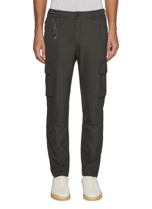 Main View - Click To Enlarge - PAUL & SHARK - Shark Keyring Dynamic Stretch Cargo Pants