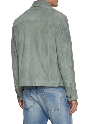 Back View - Click To Enlarge - PAUL & SHARK - Suede Aqualeather Jacket