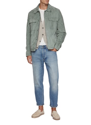 Figure View - Click To Enlarge - PAUL & SHARK - Suede Aqualeather Jacket