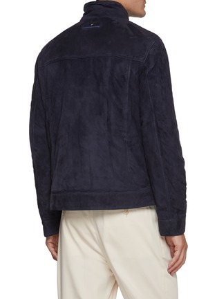 Back View - Click To Enlarge - PAUL & SHARK - Reversible Suede Aqualeather Jacket