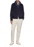 Figure View - Click To Enlarge - PAUL & SHARK - Reversible Suede Aqualeather Jacket