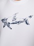  - PAUL & SHARK - Shark Print Cotton Fleece Sweatshirt