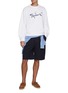 Figure View - Click To Enlarge - PAUL & SHARK - Shark Print Cotton Fleece Sweatshirt