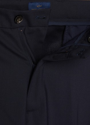  - PAUL & SHARK - Shark Keyring Pleated Wide Leg Pants