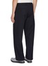 Back View - Click To Enlarge - PAUL & SHARK - Shark Keyring Pleated Wide Leg Pants