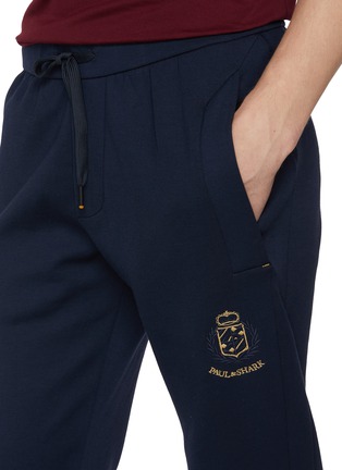  - PAUL & SHARK - Heraldic Emeroidery Supima Fleece Joggers