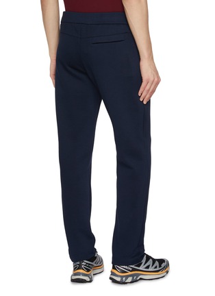 Back View - Click To Enlarge - PAUL & SHARK - Heraldic Emeroidery Supima Fleece Joggers