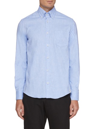 Main View - Click To Enlarge - PAUL & SHARK - Riviera Cotton Linen Shirt