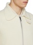 Detail View - Click To Enlarge - PAUL & SHARK - Shearling Collar Knitted Wool Blend Jacket