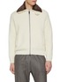 Main View - Click To Enlarge - PAUL & SHARK - Shearling Collar Knitted Wool Blend Jacket
