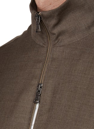  - PAUL & SHARK - Stand Collar Zip Up Wool Jacket