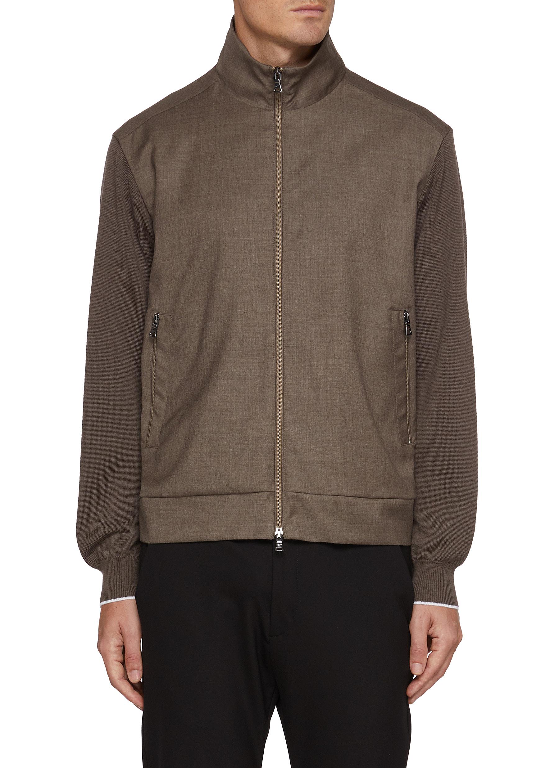 PAUL & SHARK | Stand Collar Zip Up Wool Jacket | Men | Lane