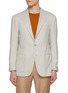 Main View - Click To Enlarge - RING JACKET - Herringbone Single Breasted Blazer