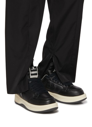 Figure View - Click To Enlarge - RICK OWENS DRKSHDW - x Converse TURBOWPN Mid Top Leather Men's Sneakers