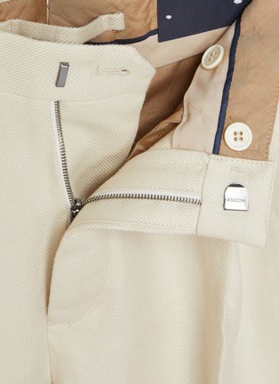  - INCOTEX - Seamless Flat Front Linen Pants