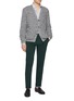 Figure View - Click To Enlarge - INCOTEX - Royal Batavia Cotton Stretch Pants