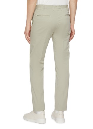 Back View - Click To Enlarge - INCOTEX - Royal Batavia Cotton Stretch Pants