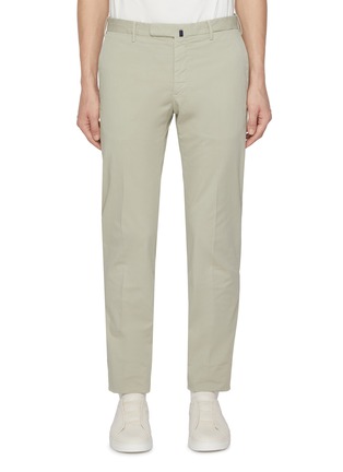 Main View - Click To Enlarge - INCOTEX - Royal Batavia Cotton Stretch Pants