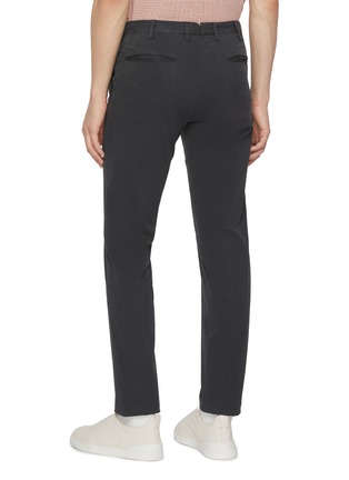 Back View - Click To Enlarge - INCOTEX - Royal Batavia Cotton Stretch Pants
