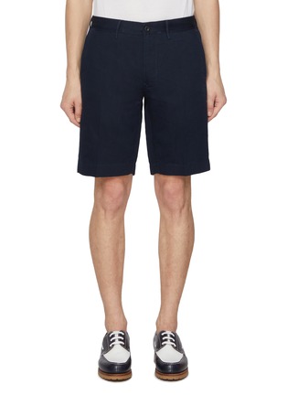 Main View - Click To Enlarge - INCOTEX - Slacks Linen Cotton Bermuda Shorts