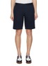 Main View - Click To Enlarge - INCOTEX - Slacks Linen Cotton Bermuda Shorts