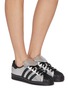 Figure View - Click To Enlarge - ADIDAS - Superstar 82 Low Top Women's Sneakers
