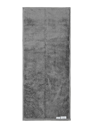 Main View - Click To Enlarge - LAGOM - Bris Face Towel — Anthracite