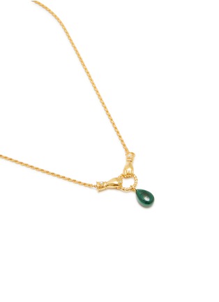 Detail View - Click To Enlarge - MISSOMA - X Harris Reed In Good Hand Drop Pendant 18ct Gold Necklace