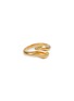 Main View - Click To Enlarge - MISSOMA - X SAVISLOOK 18K Gold Plated Sterling Silver Signature Open Ring