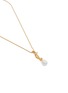 Detail View - Click To Enlarge - MISSOMA - Molten Baroque Pearl 18k Gold Plated Brass Drop Pendant Necklace