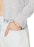 Figure View - Click To Enlarge - MISSOMA - X SAVISLOOK Rhodium Plated Sterling Silver Signature Link Chain Bracelet