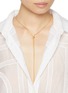 Figure View - Click To Enlarge - MISSOMA - X SAVISLOOK 18K Gold Plated Sterling Silver Slider Lariat Chain Necklace