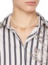 Figure View - Click To Enlarge - MISSOMA - x Harris Reed In Good Hands 18K Gold Plated Brass Pearl Topaz Onyx Necklace