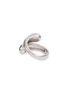 Detail View - Click To Enlarge - MISSOMA - X SAVISLOOK Rhodium Plated Sterling Silver Sculptural Crossover Ring