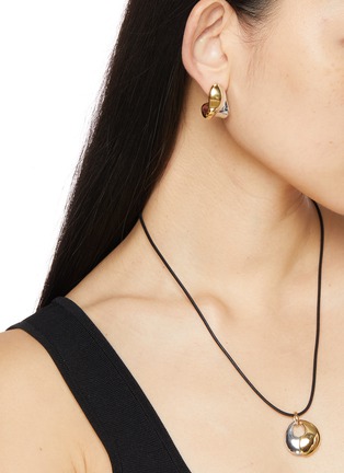 Front View - Click To Enlarge - MISSOMA - Molten Sculptural Earrings