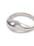 Detail View - Click To Enlarge - MISSOMA - X SAVISLOOK Rhodium Plated Sterling Silver Signature Stacking Ring