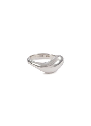 Main View - Click To Enlarge - MISSOMA - X SAVISLOOK Rhodium Plated Sterling Silver Signature Stacking Ring