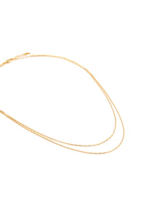 Detail View - Click To Enlarge - MISSOMA - x SAVISLOOK Twisted Double Chain Necklace