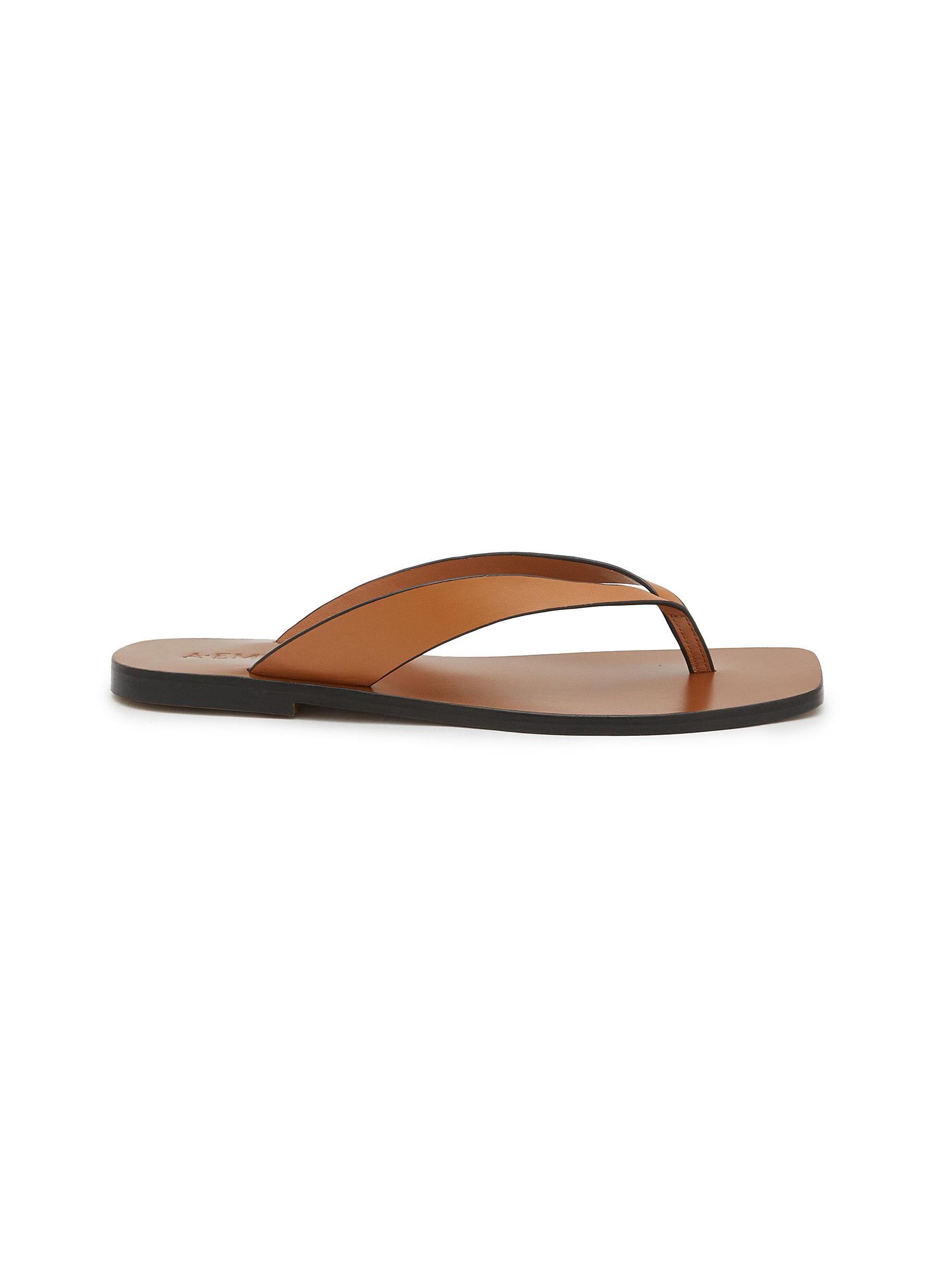 シューズ・サンダルその他 A.EMERY The Kinto Sandals brown in leather The Kinto Sandal – A.EMERY